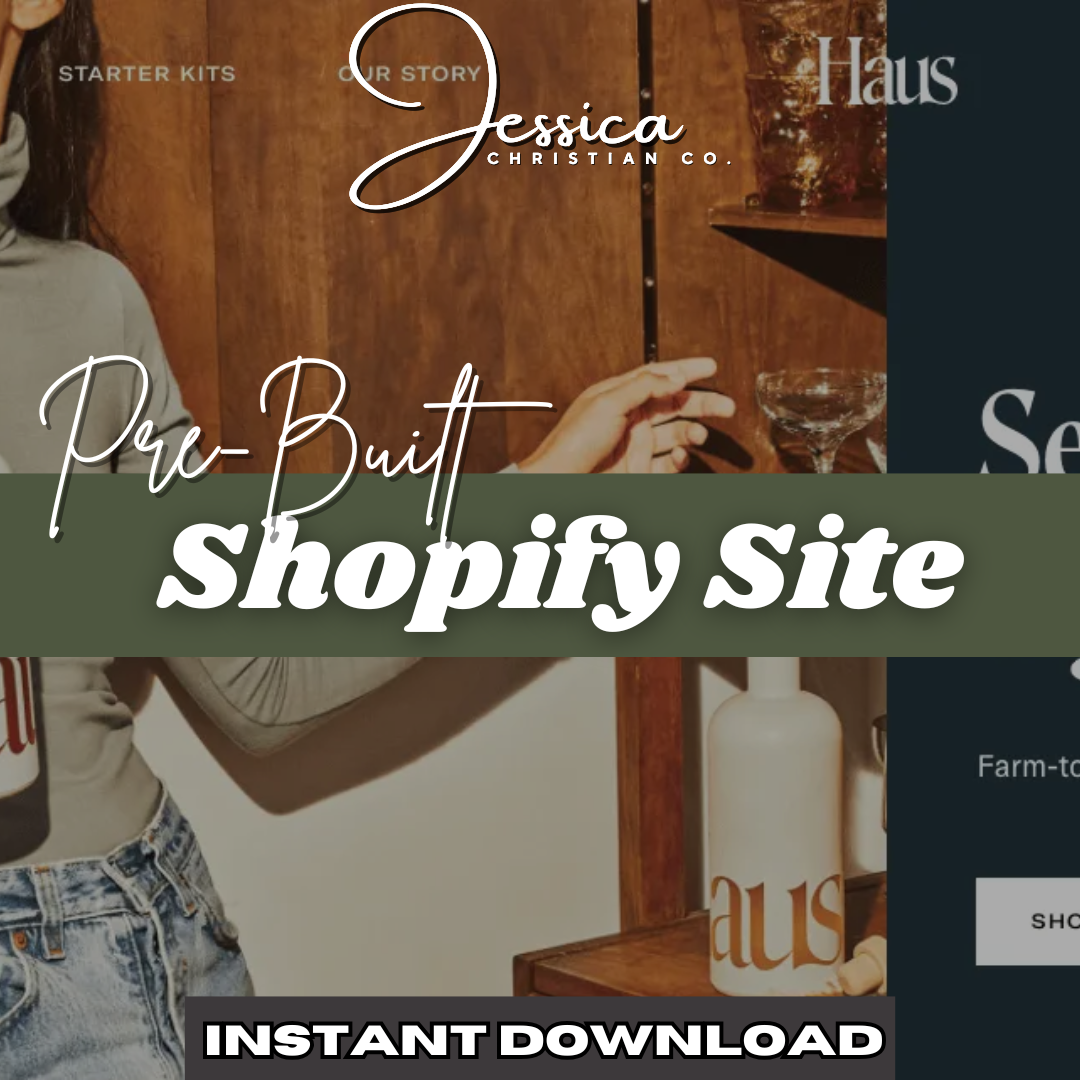 Built Shopify Site